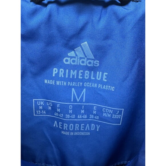 Adidas Boston Marathon 2021 Jacket Men’s M Blue Yellow Primeblue B.A.A. 26.2 - Picture 5 of 11